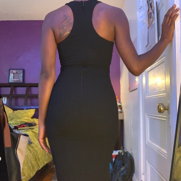 Black Cocktail Dress - Picture 2 of 2